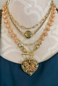 Kimber Ceramic Heart Necklace