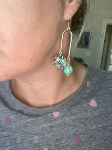 Wild & Blue Abalone Earrings