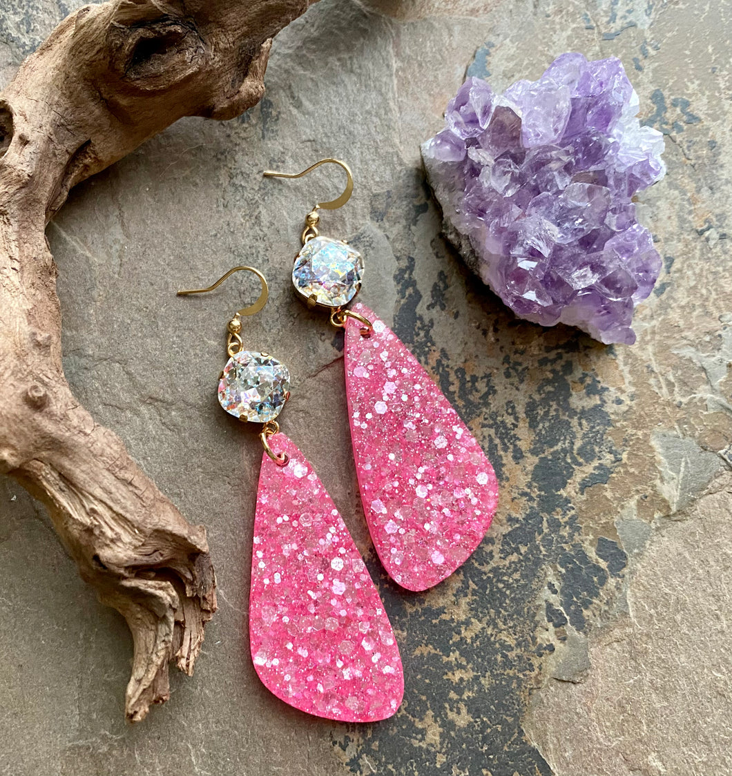 Pink Mariposa Earrings