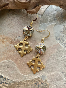 Petite Celtic Cross Earrings